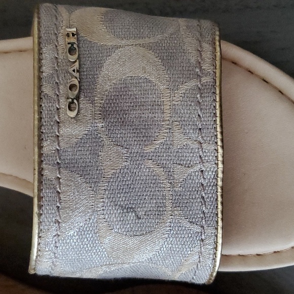Coach Monogram Joanne Slide Wedge, 6.5B - Picture 4 of 8